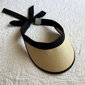 ASOS straw visor hat
